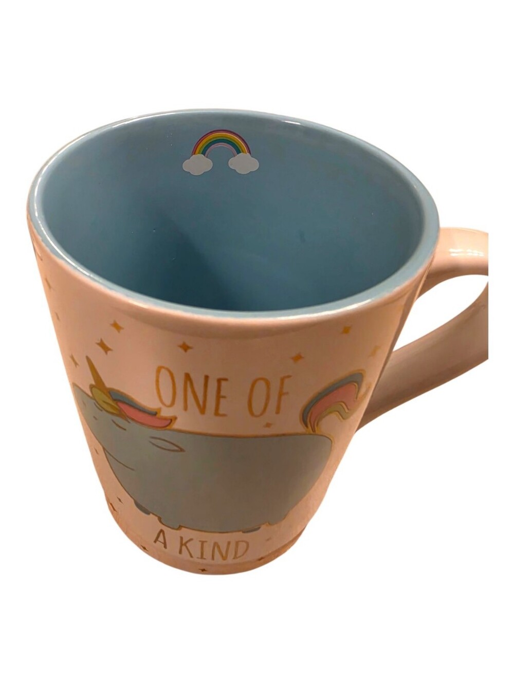 NWT Chubby Unicorn "One of a Kind" 20 oz Ceramic Mug | Cute Kawaii Coffee Cup - Picture 3 of 6